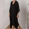 black-kaftan-beach